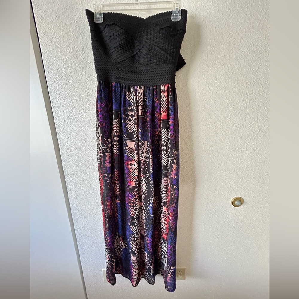 Semi formal dress with slit in the back